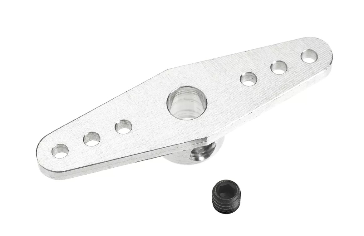 G-Force Aluminum Steering Arm - Double - Short - Shaft Dia. 4mm - 1 pc