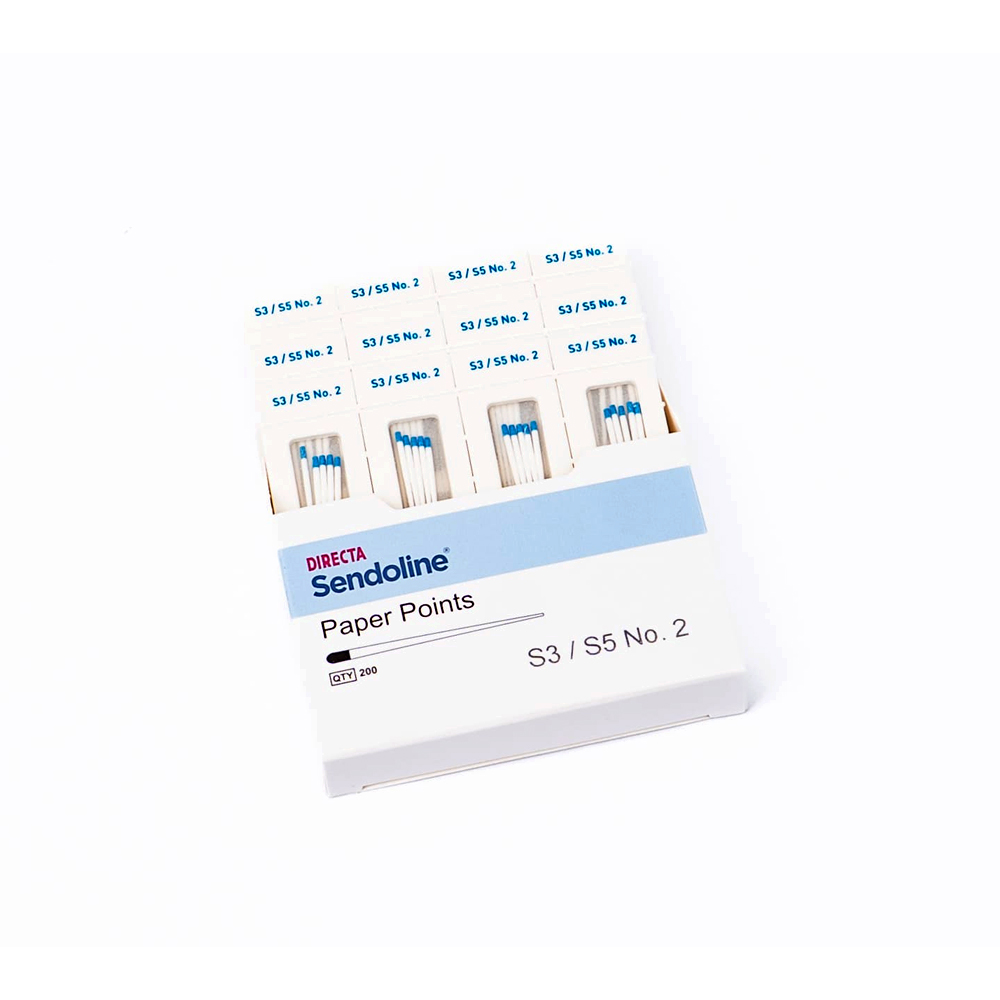 Sendoline® S5/S3 Paper points nr 2, 30/.06, Sterile, 120st.