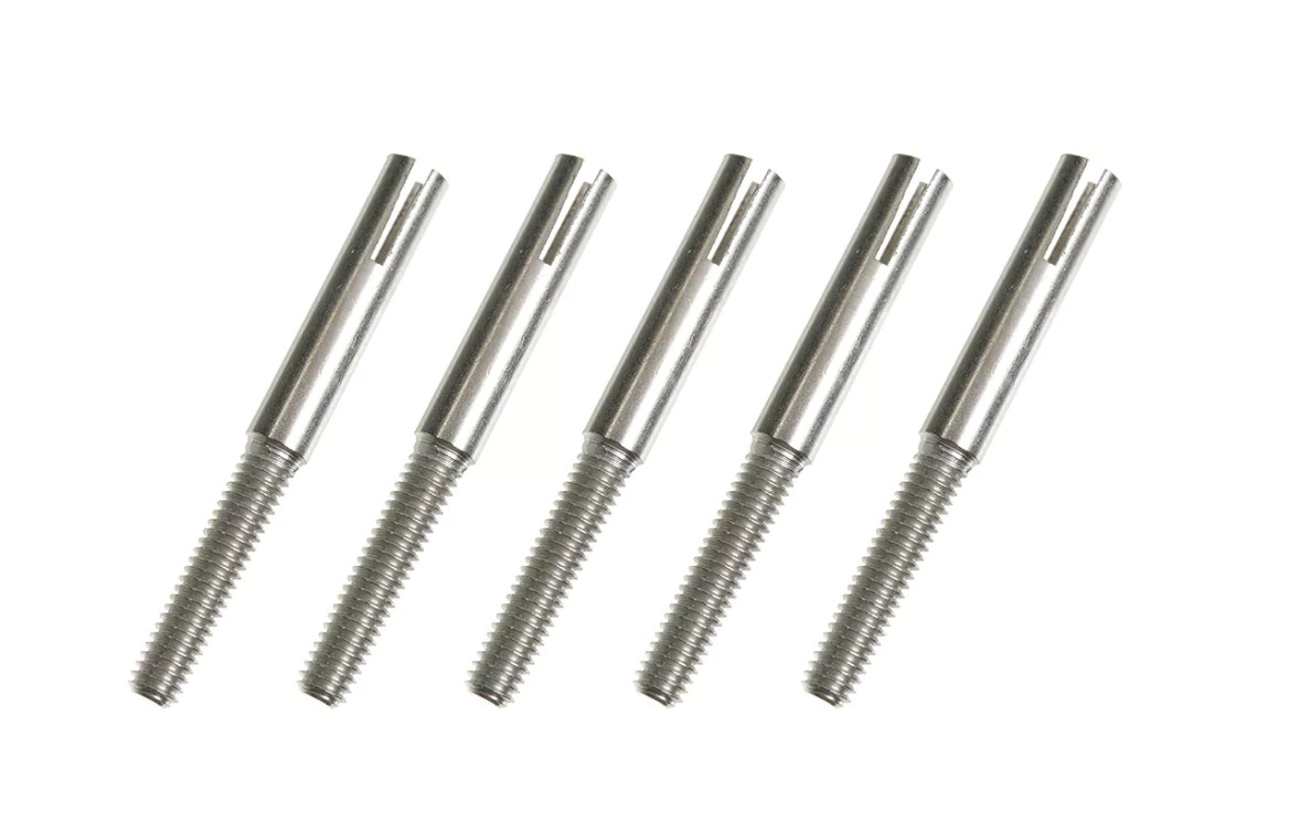 G-Force Threaded Coupler - M2.5 - Outer - Wire Dia. 2.3mm - 5 pcs