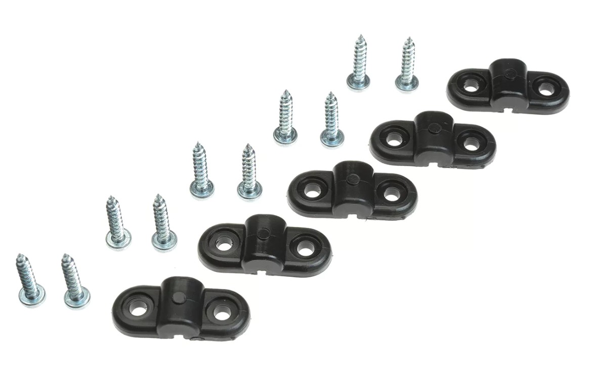 G-Force Nylon Landing Gear Clamp Block - Shaft Dia. 2mm - 5 pcs (Vit)
