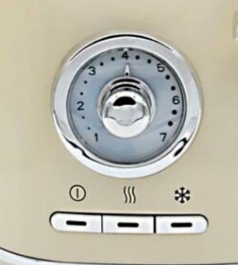 Roadstar brödrost Cream 2 bröd - 3
