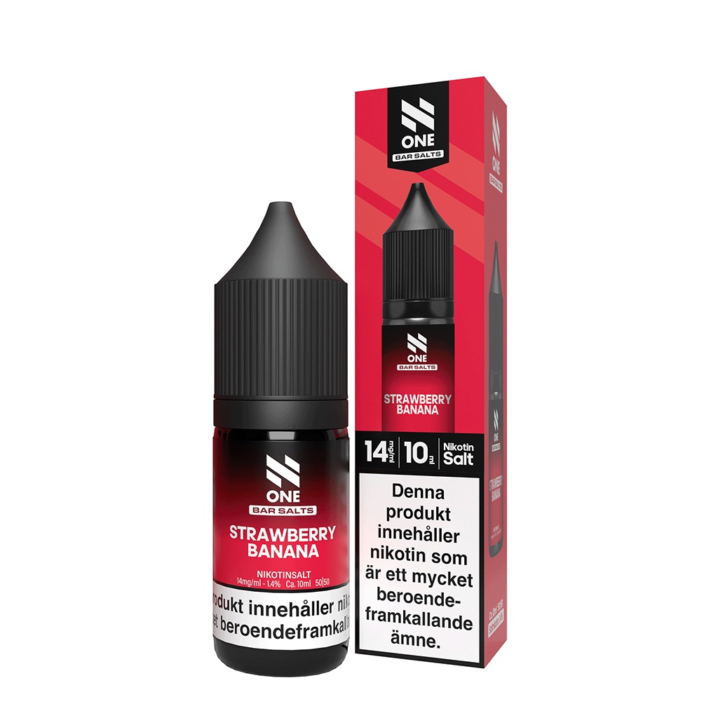 N One Saltnikotin 14mg - Strawberry Banana