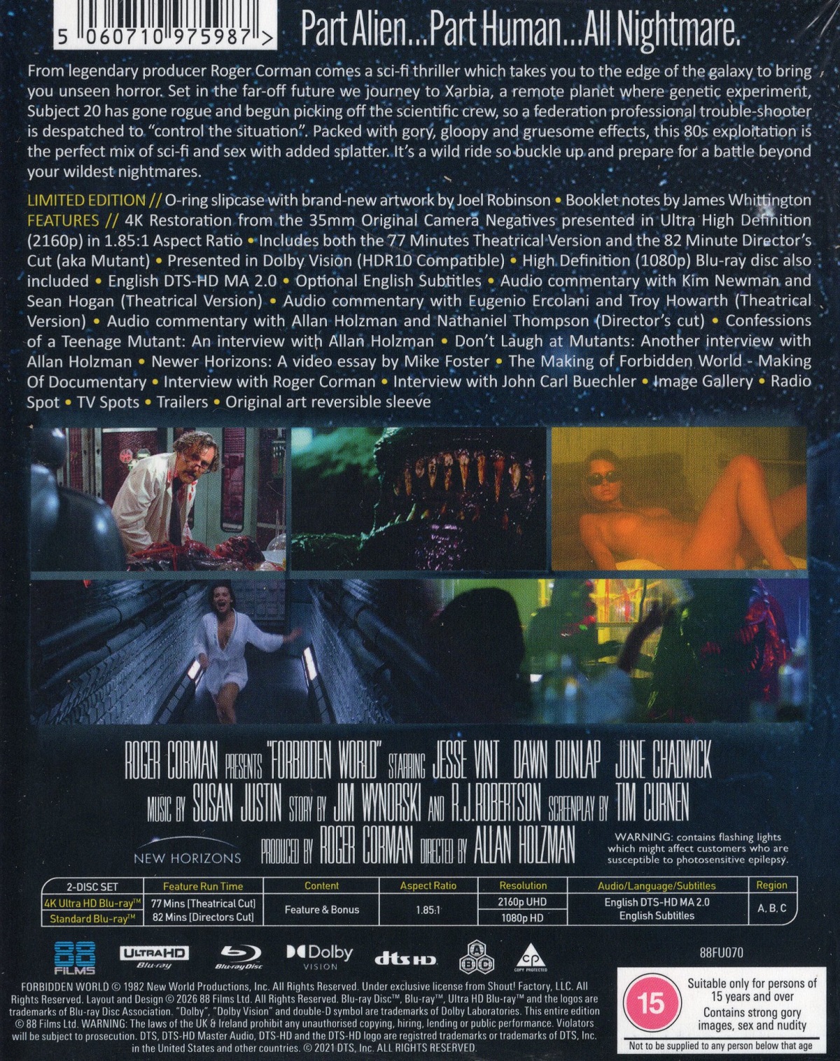 Forbidden World (Limited Edition) (ej svensk text) (4K Ultra HD) - 2