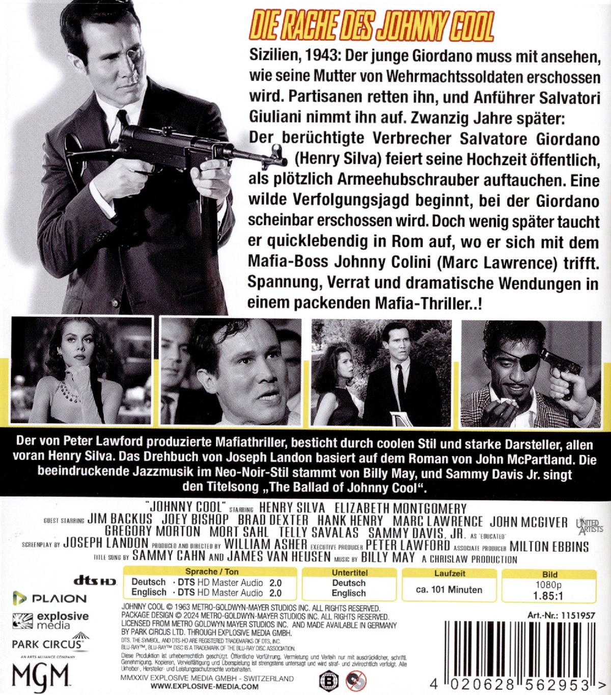 Johnny Cool (ej svensk text) (Blu-ray) - 2