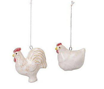 Paret höna och tupp