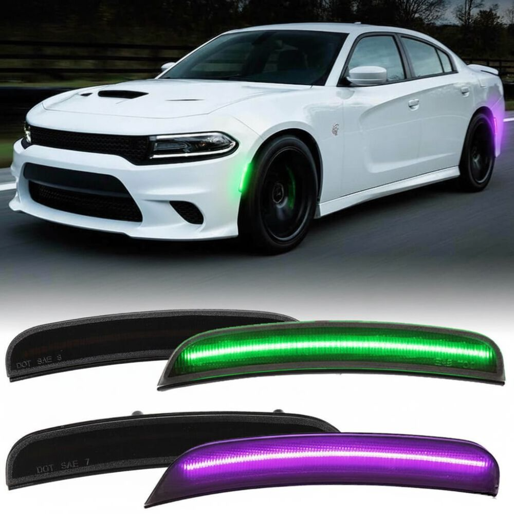 LED Sidomarkeringsljus – Fram & Bak – RGB