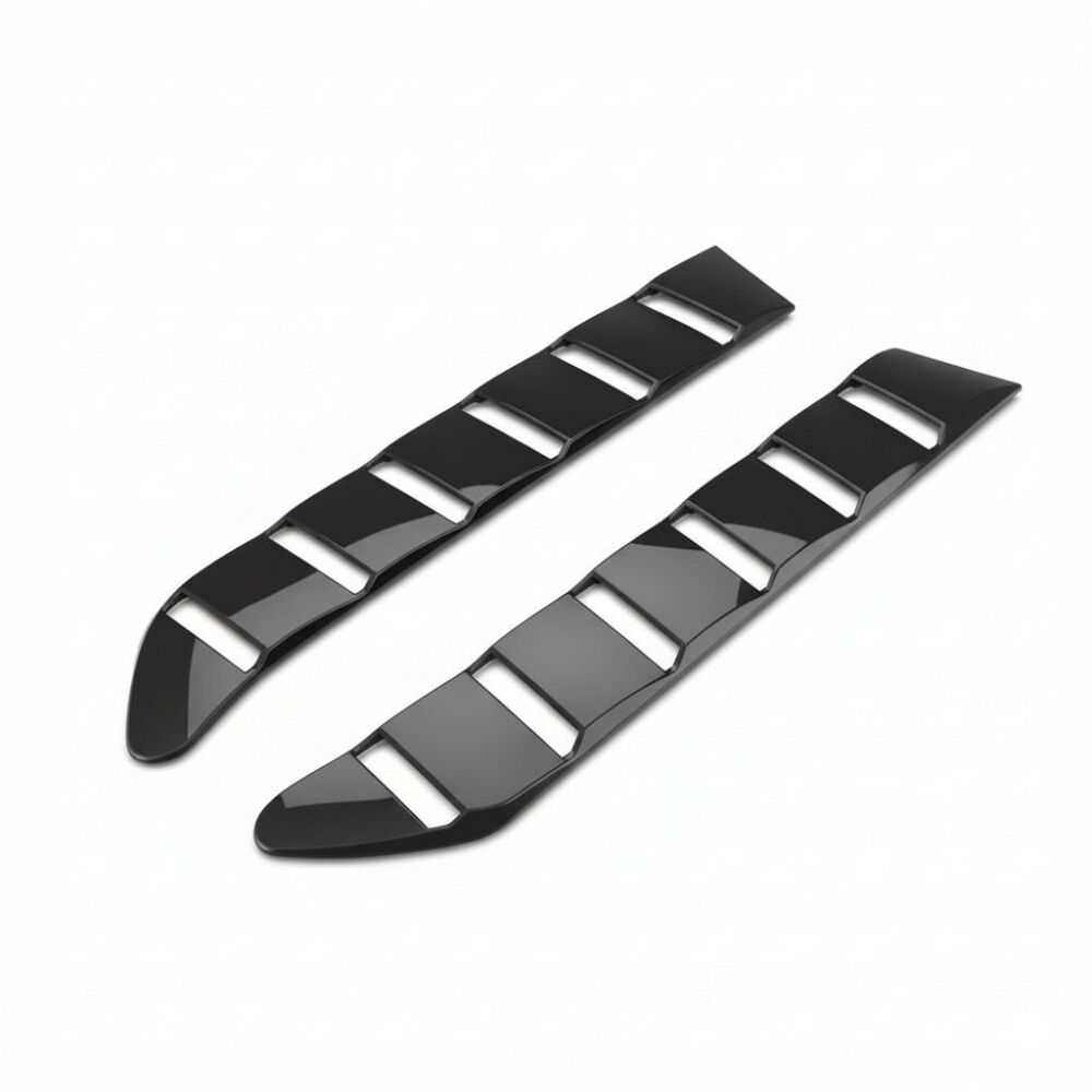 Sport Bakrutelameller (Rear Window Louvers) – Blank Svart - 2