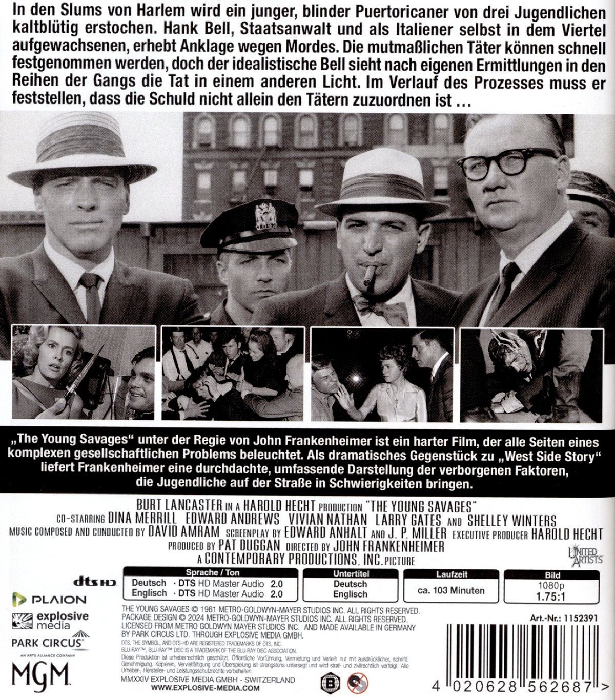 The Young Savages (ej svensk text) (Blu-ray) - 2