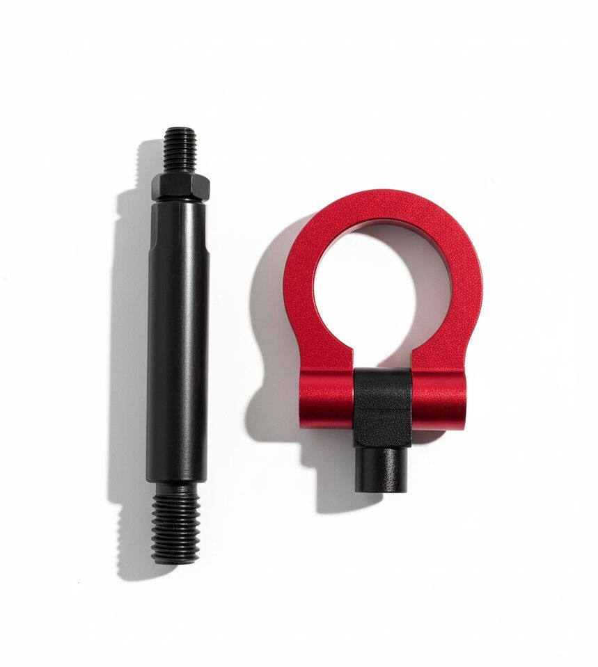 Bogserögla – Röd Anodiserad - 4