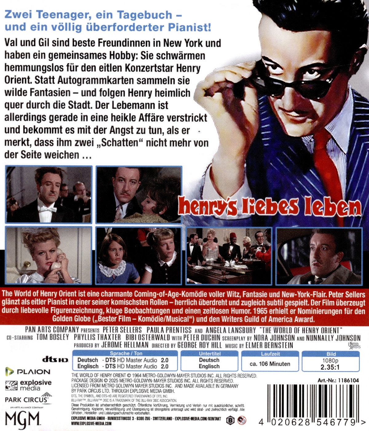 The World of Henry Orient (ej svensk text) (Blu-ray) - 2