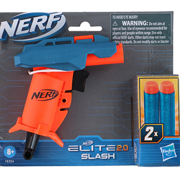 NERF Elite 2.0 Slash Blaster med 2 pilar  Kompakt och kraftfull Nerf-pistol