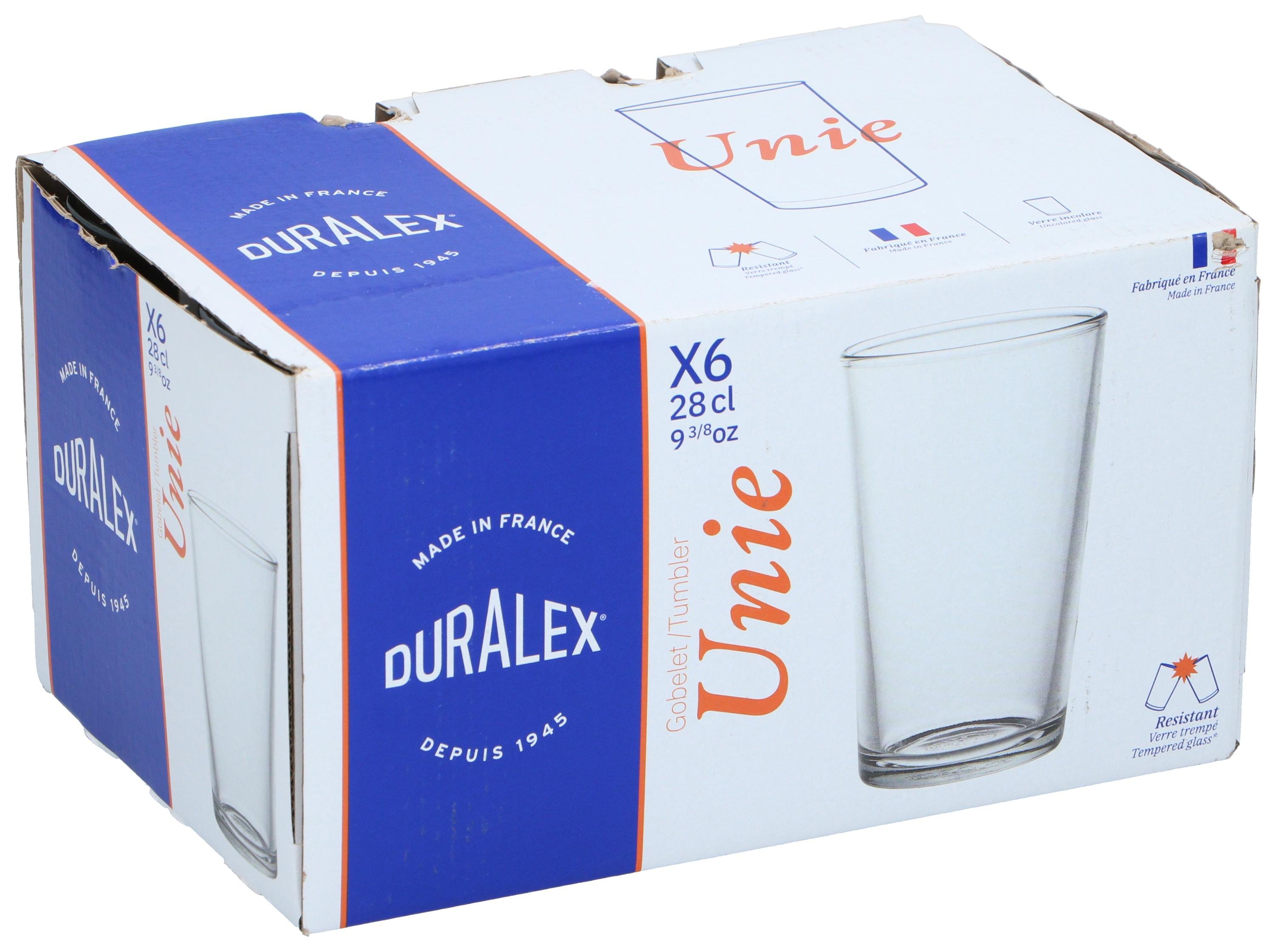 DURALEX Härdade Glas – Tumblerset 280 ml 6-pack
