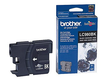 Brother LC 980BK Svart 300 sidor Bläck