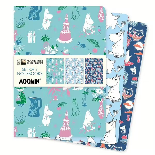 Mumin Classics anteckningsbok 3-pack