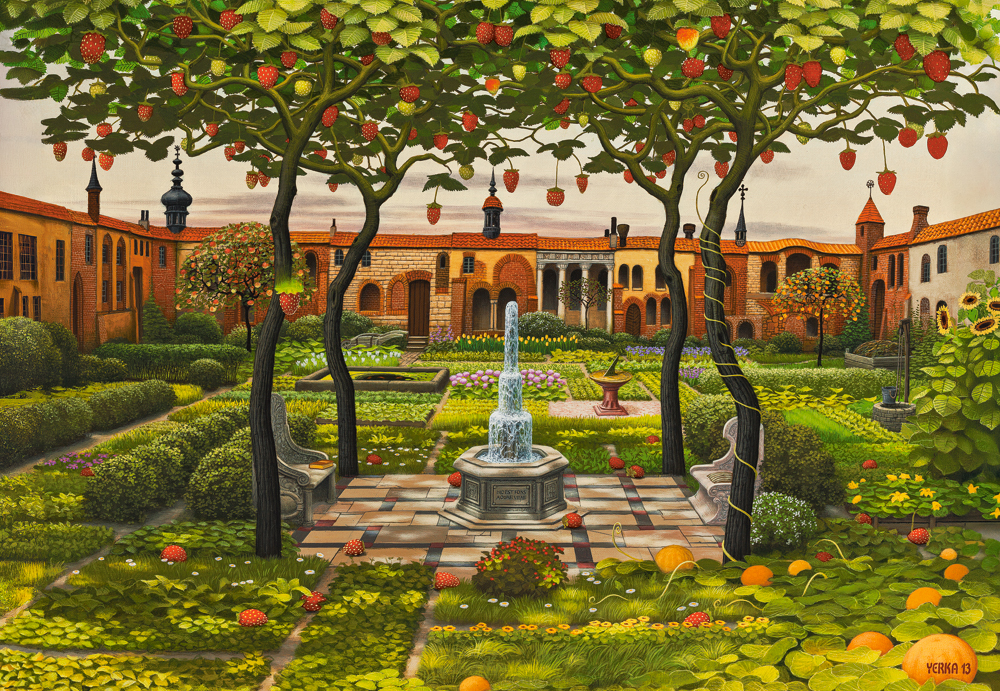 Patio, 1500-bitarspussel, Art Collection (C-152292-2)