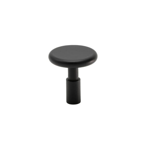 Knopp Spira mattsvart Ø24mm