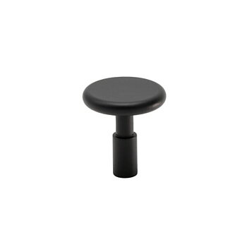 Knopp Spira mattsvart Ø24mm