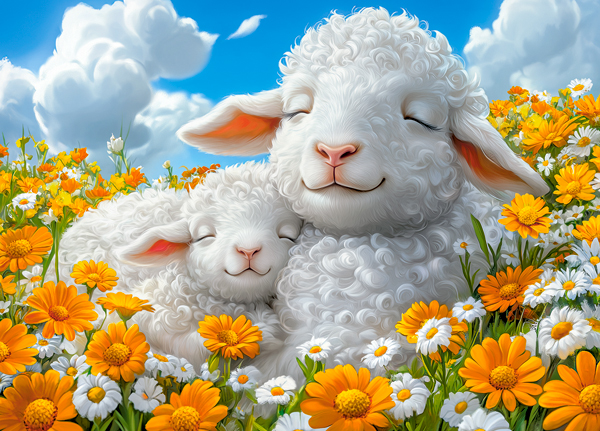 Sweet Dreams, puslespil med 60 brikker (B-066308) 