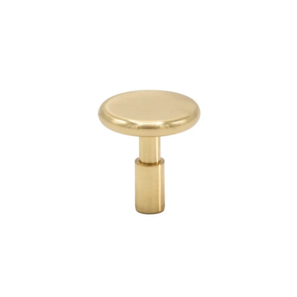 Knopp Spira polerad mässing Ø24mm