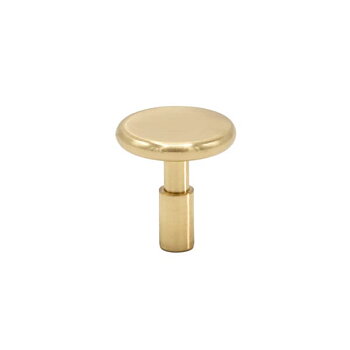 Knopp Spira polerad mässing Ø24mm