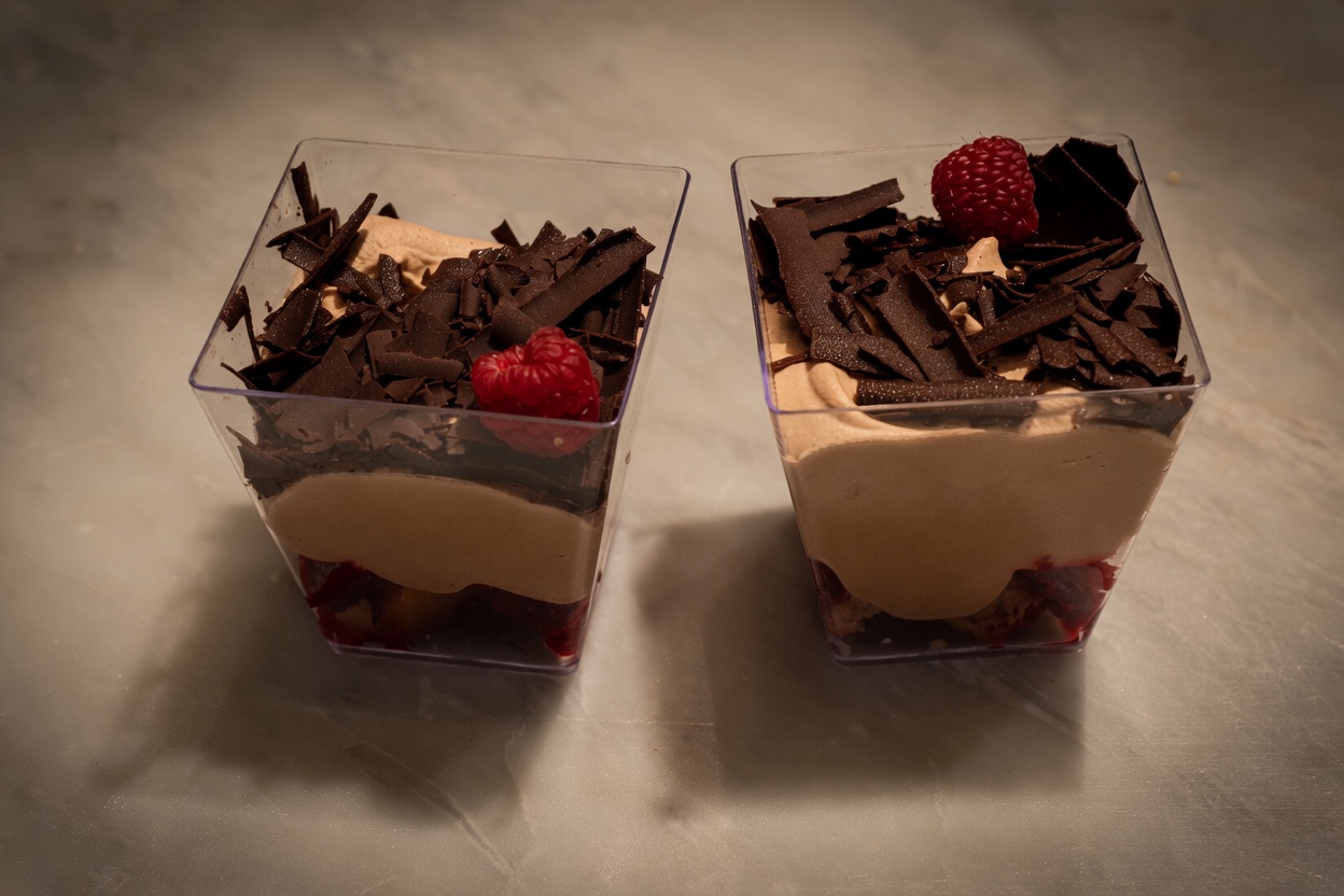 Vit chokladmoussedessert 2-pack (VEGANSK)