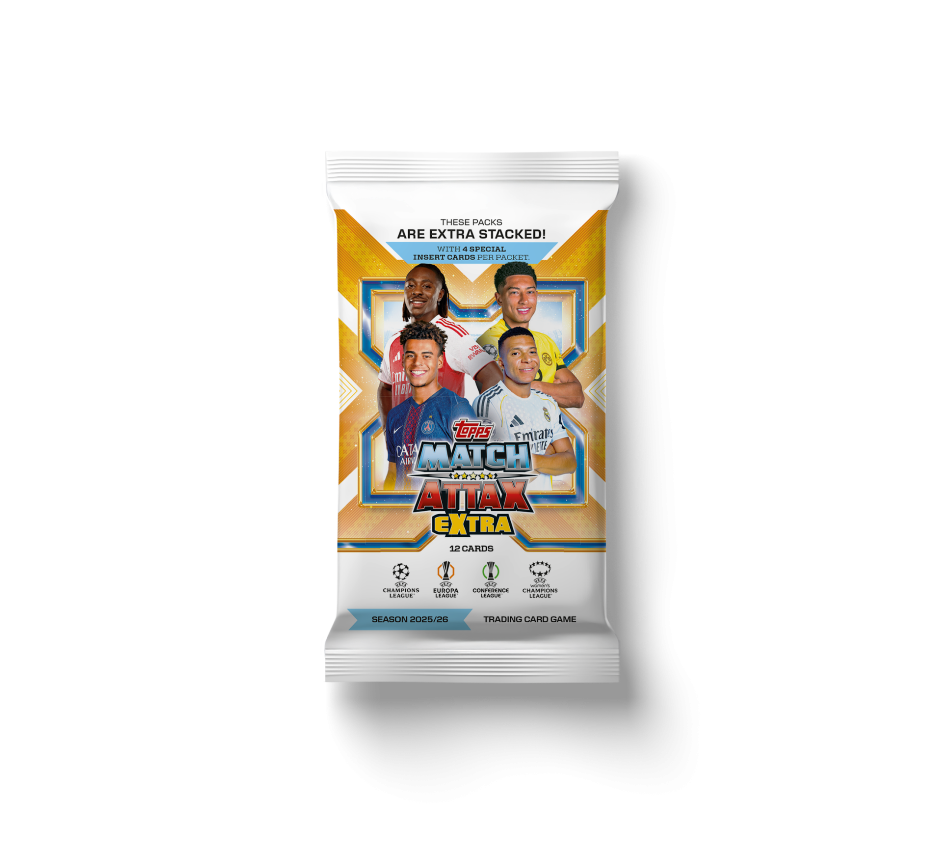 Topps Match Attax Fotbollskort Champoins League 25/26 Booster Pack