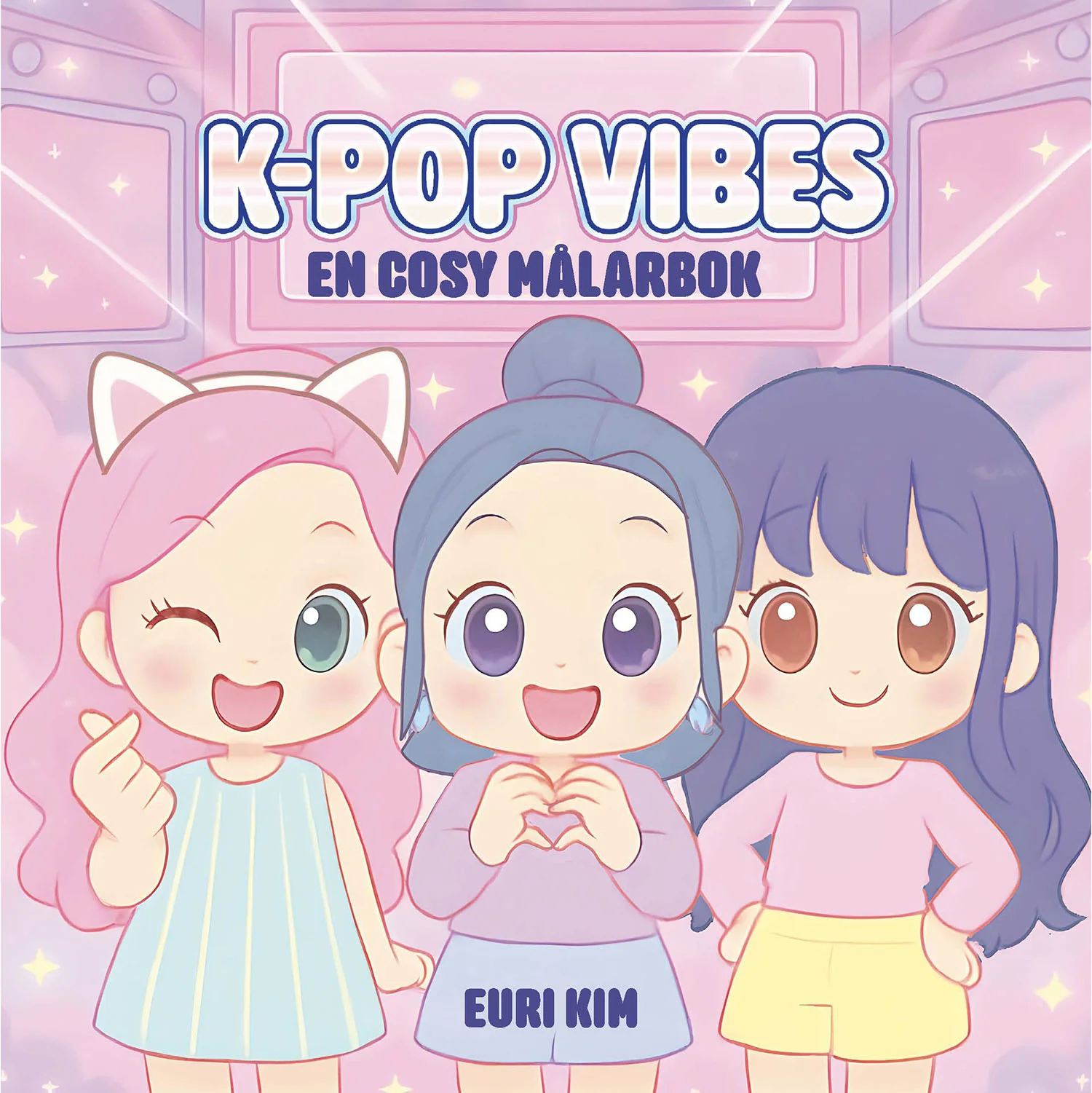 Målarbok Cozy K-Pop Vibes