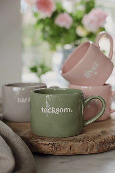 Majas mugg Tacksam