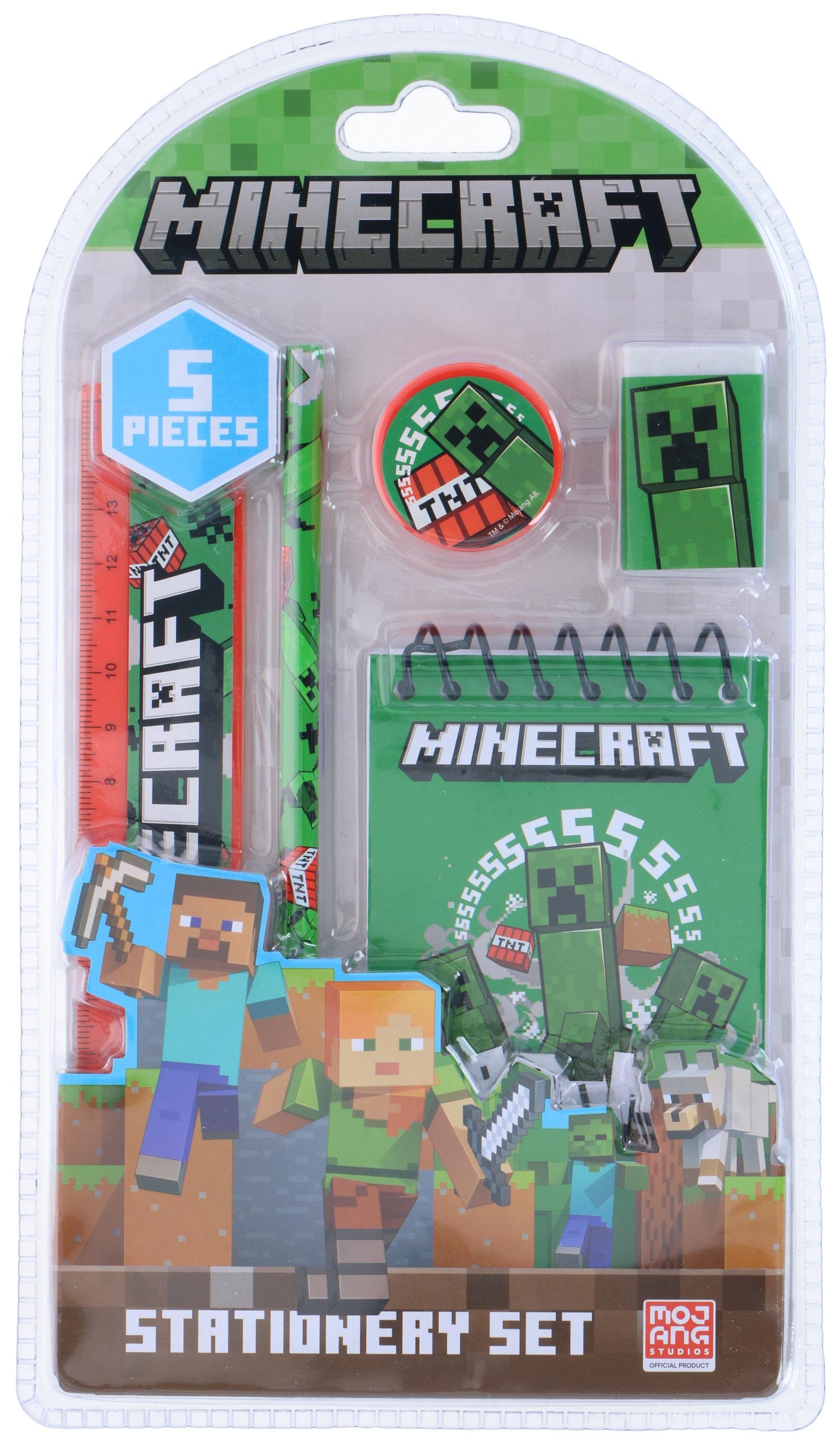 Minecraft Brevpapperset 5-pack – Skrivset för riktiga Minecraft-fans