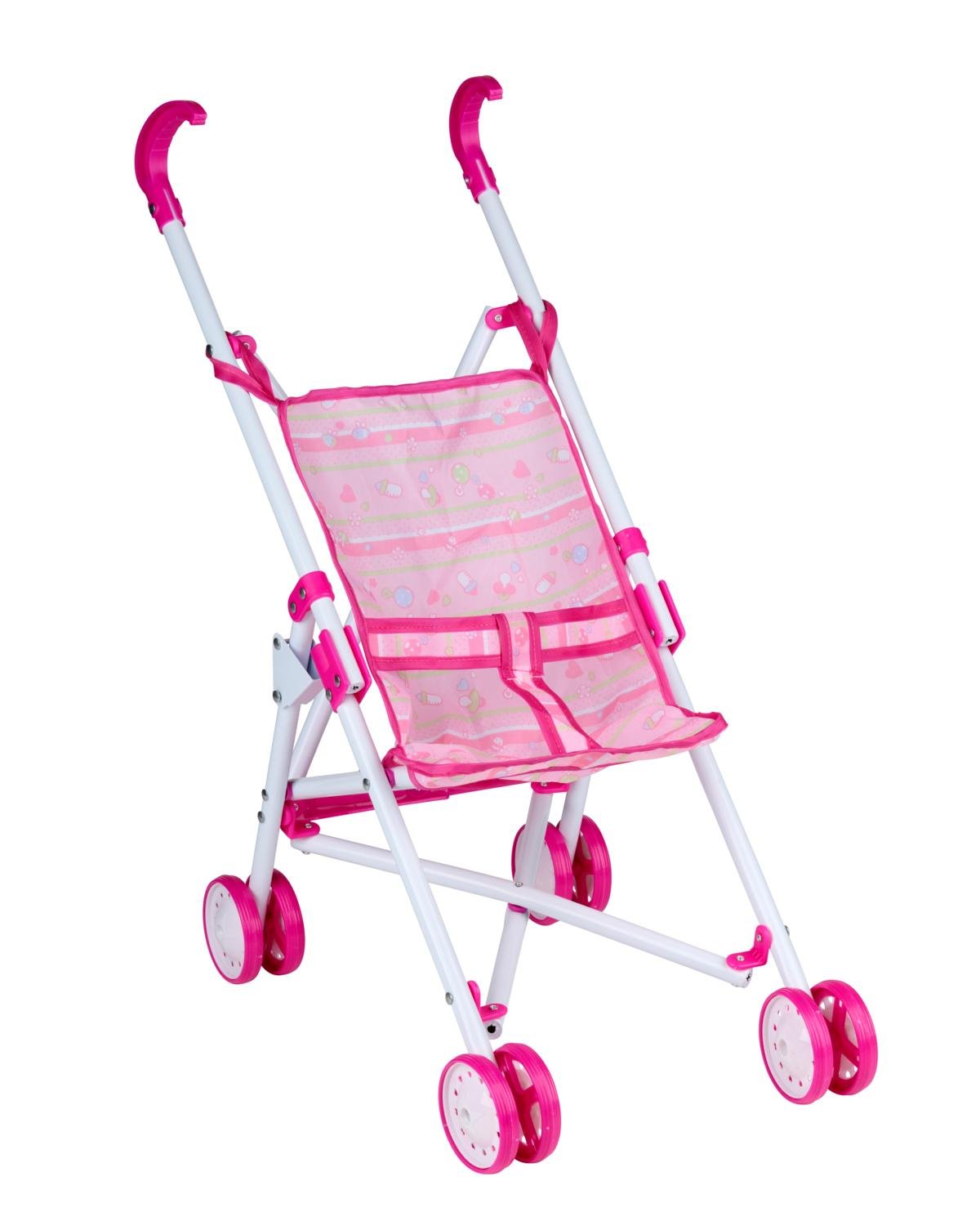 Dockvagn Rosa 35x25x55 cm – Lätt & Hopfällbar