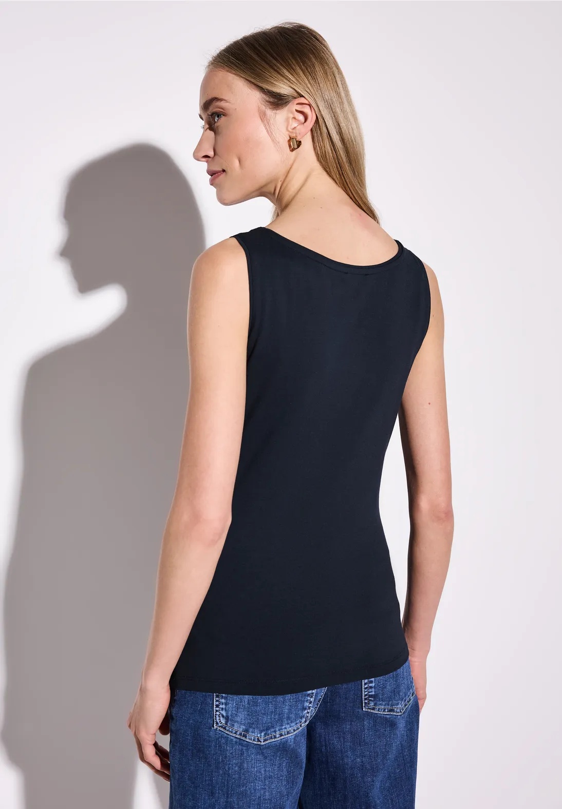 QR Anni Basic Top - Deep Blue - Street One - 3