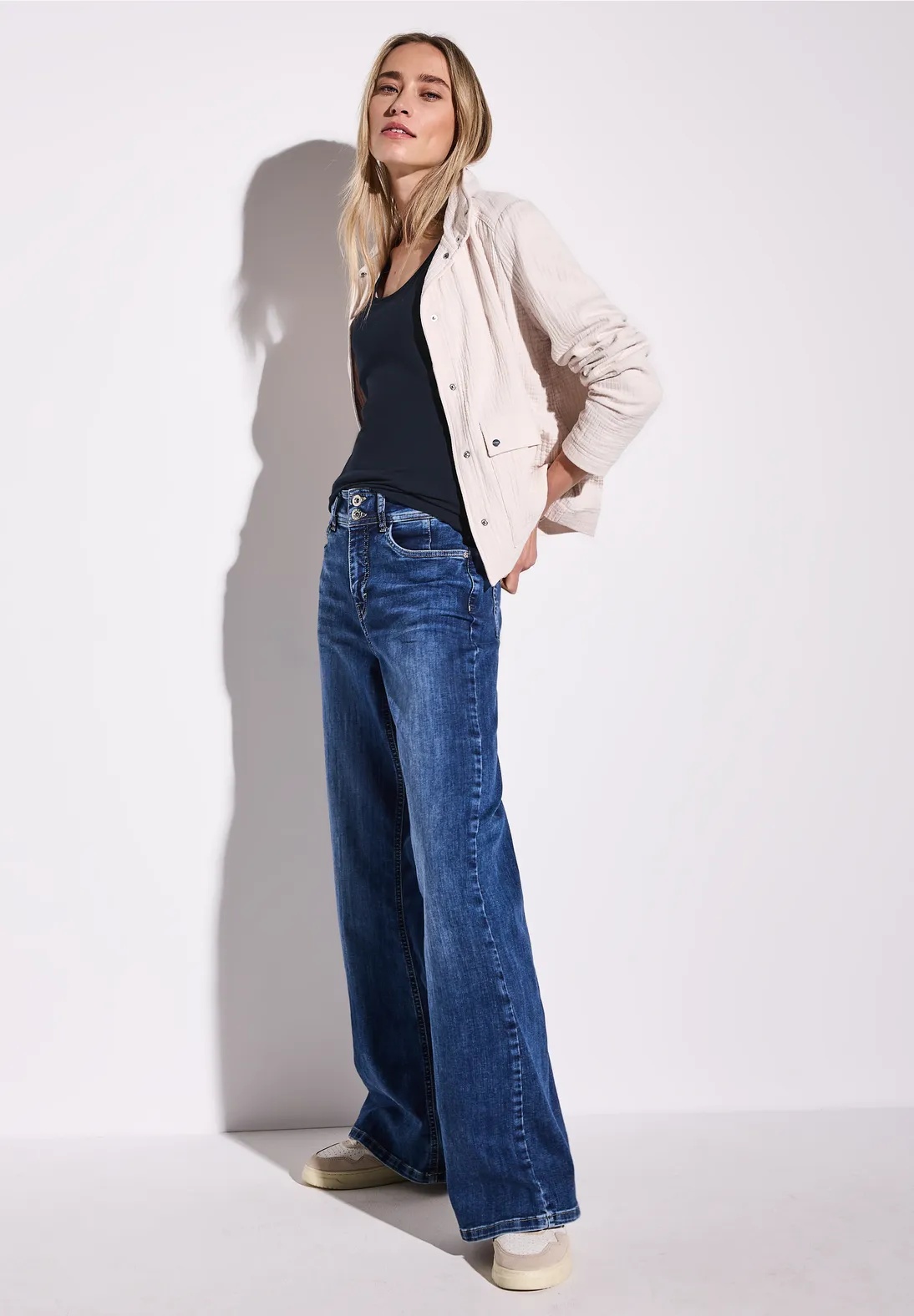 QR Anni Basic Top - Deep Blue - Street One - 4