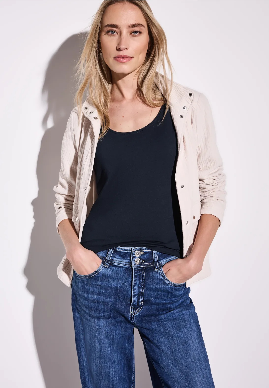QR Anni Basic Top - Deep Blue - Street One