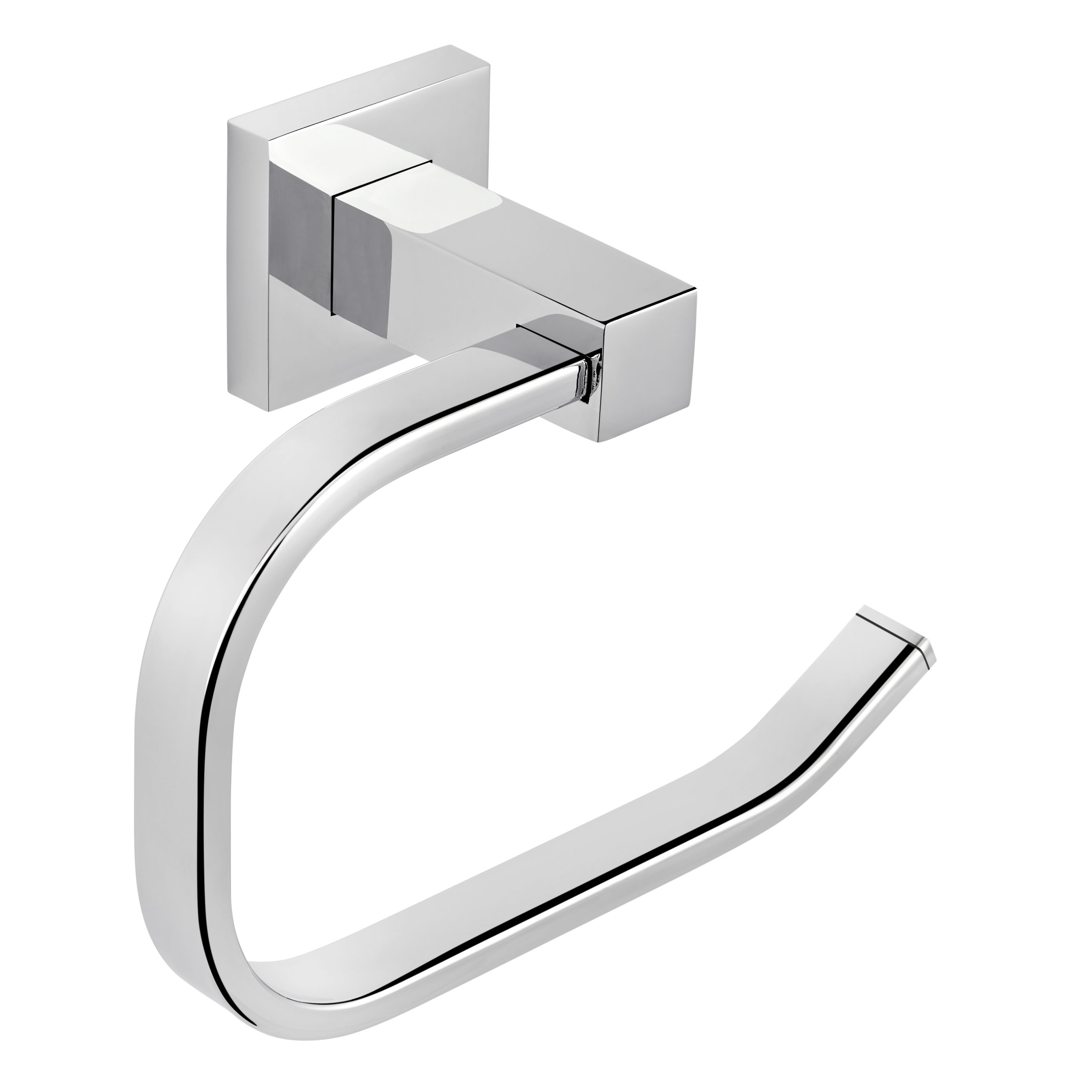 Paper Holder Square Chrome 