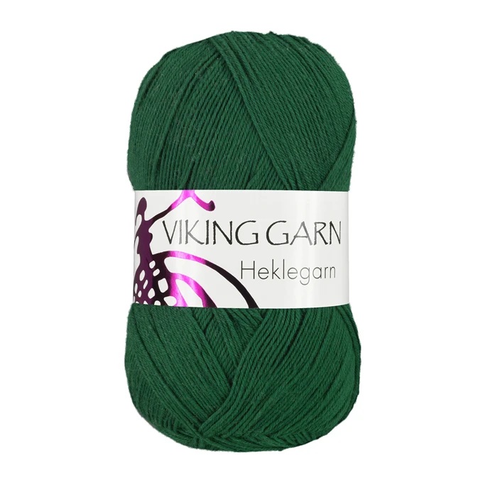 Viking Heklegarn 12/4 100g Grön 835