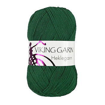 Viking Heklegarn 12/4 100g Grön 835