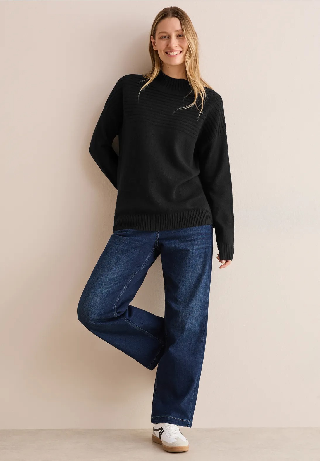 Structure Mix Turtle Neck (C) - Cecil
