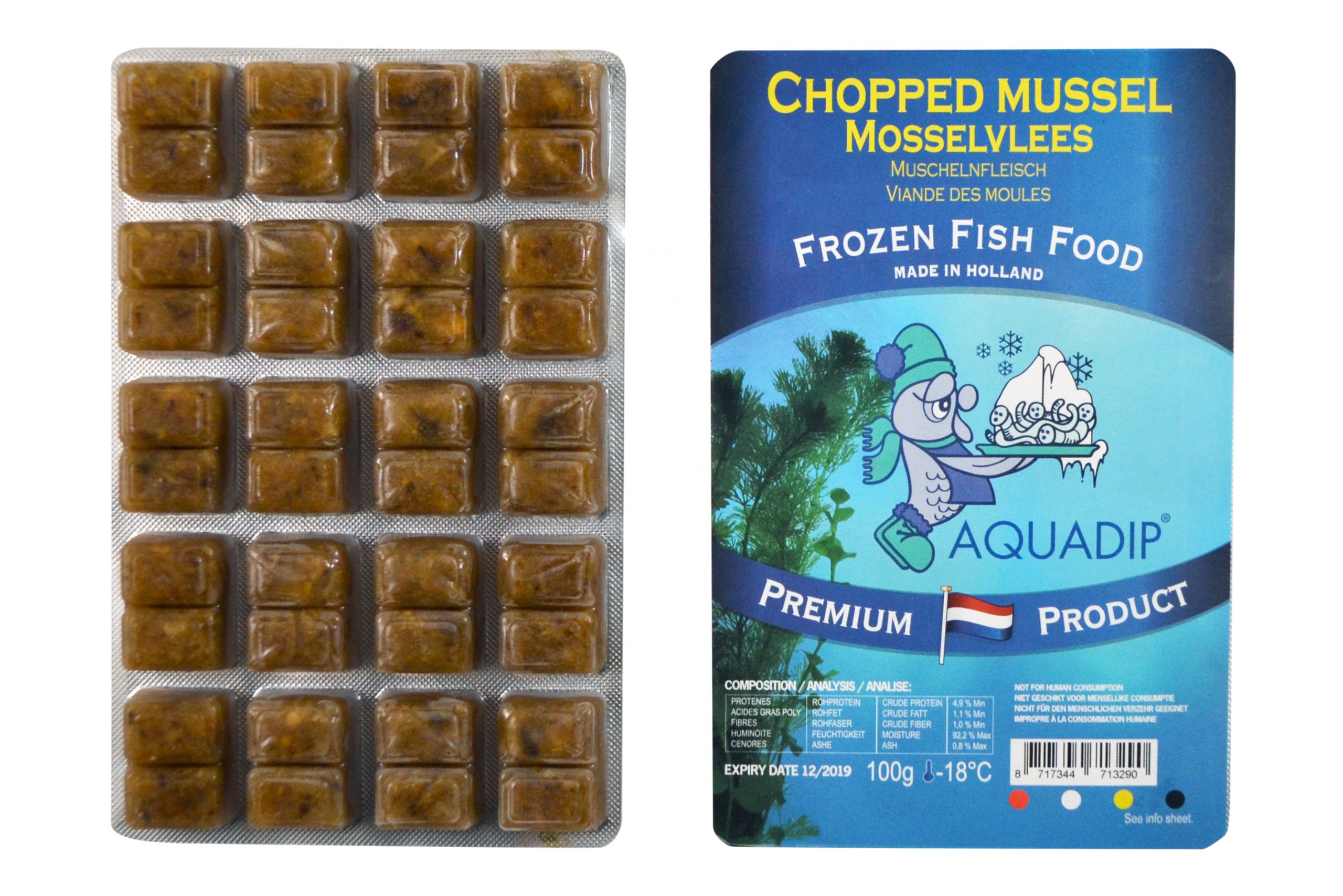 AquaDip Chopped mussel - 100 g