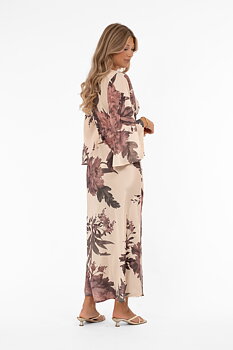 Capri Collectiod Meadow Dress Champagne/Rose/Sage