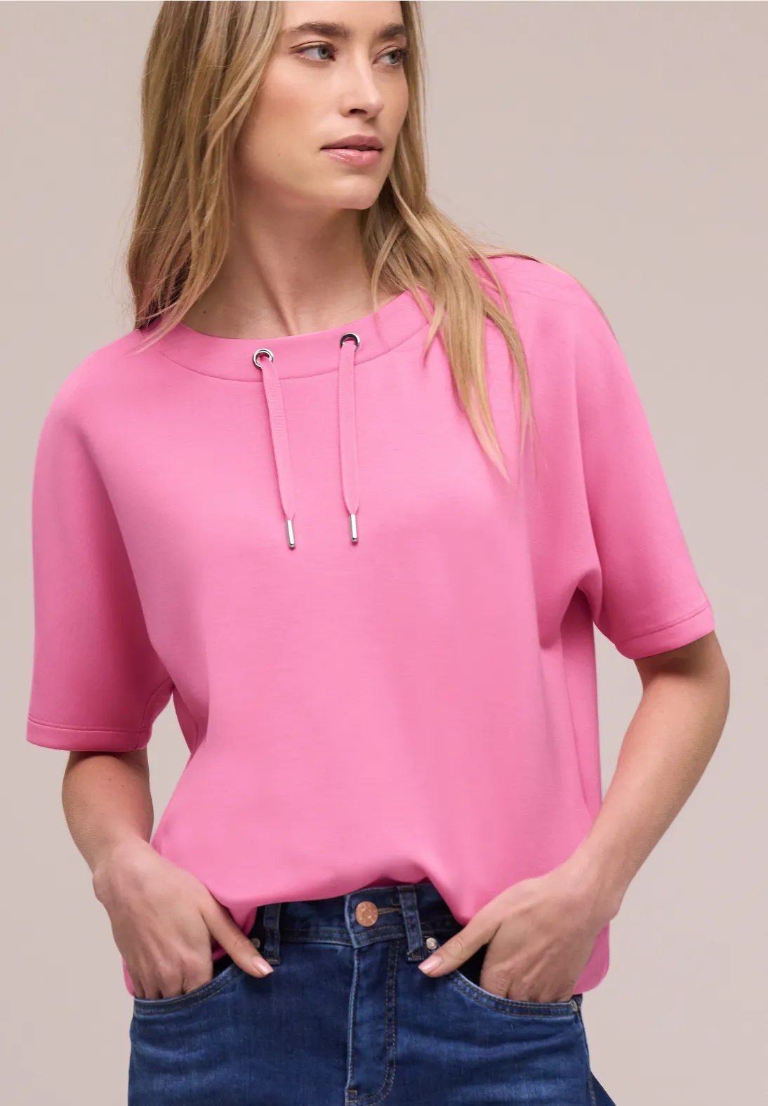 LTD QR Silk Look Shirt - Stl. 42 - Street One