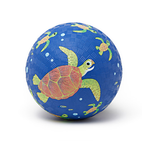 Leksaksboll 13 cm fri från PVC och BPA  - Sea Turtle från Crocodile Creek 