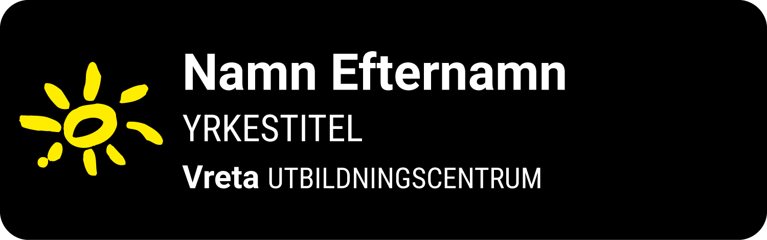 Namnbricka utbildningscentrum - 3