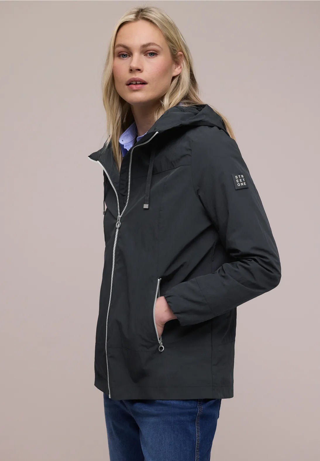 Modern Windbreaker - Skyfall Blue - Street One