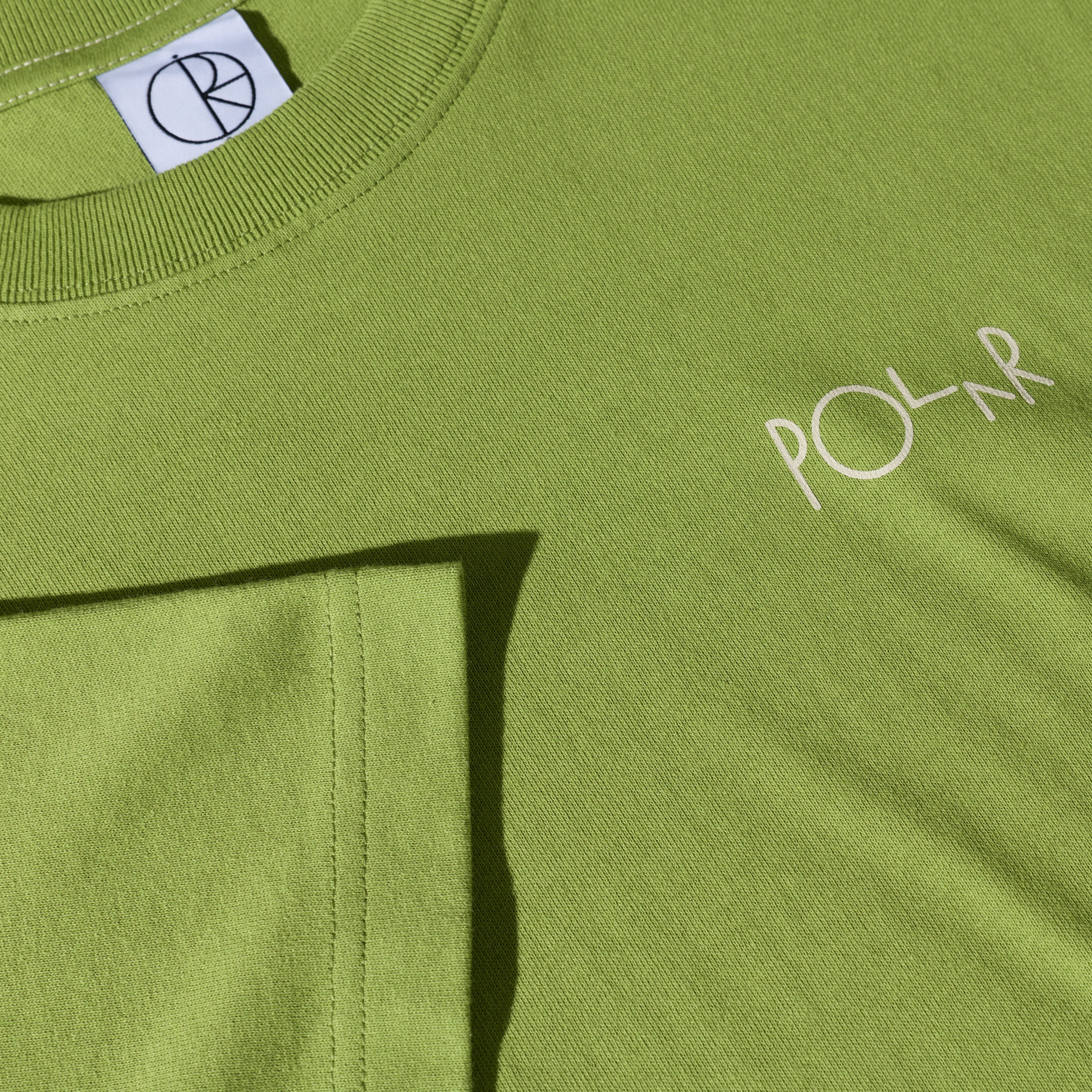 Polar Skate Co. Contrast T-shirt Stroke Logo Peridot - 3