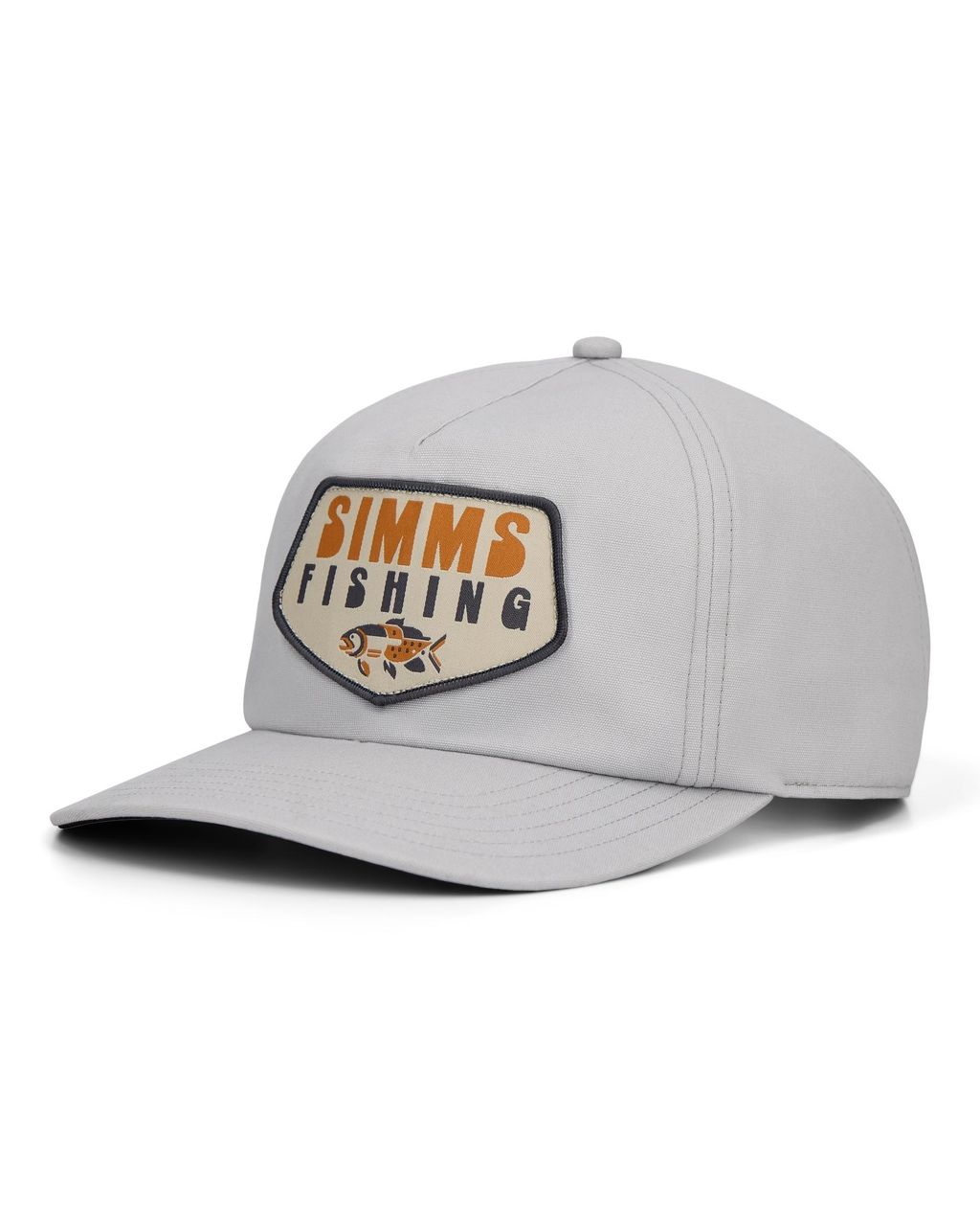 Simms Double Haul Cap Overcast Abstract Bass