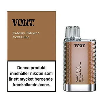 Vont Cube 20mg - Creamy Tobacco