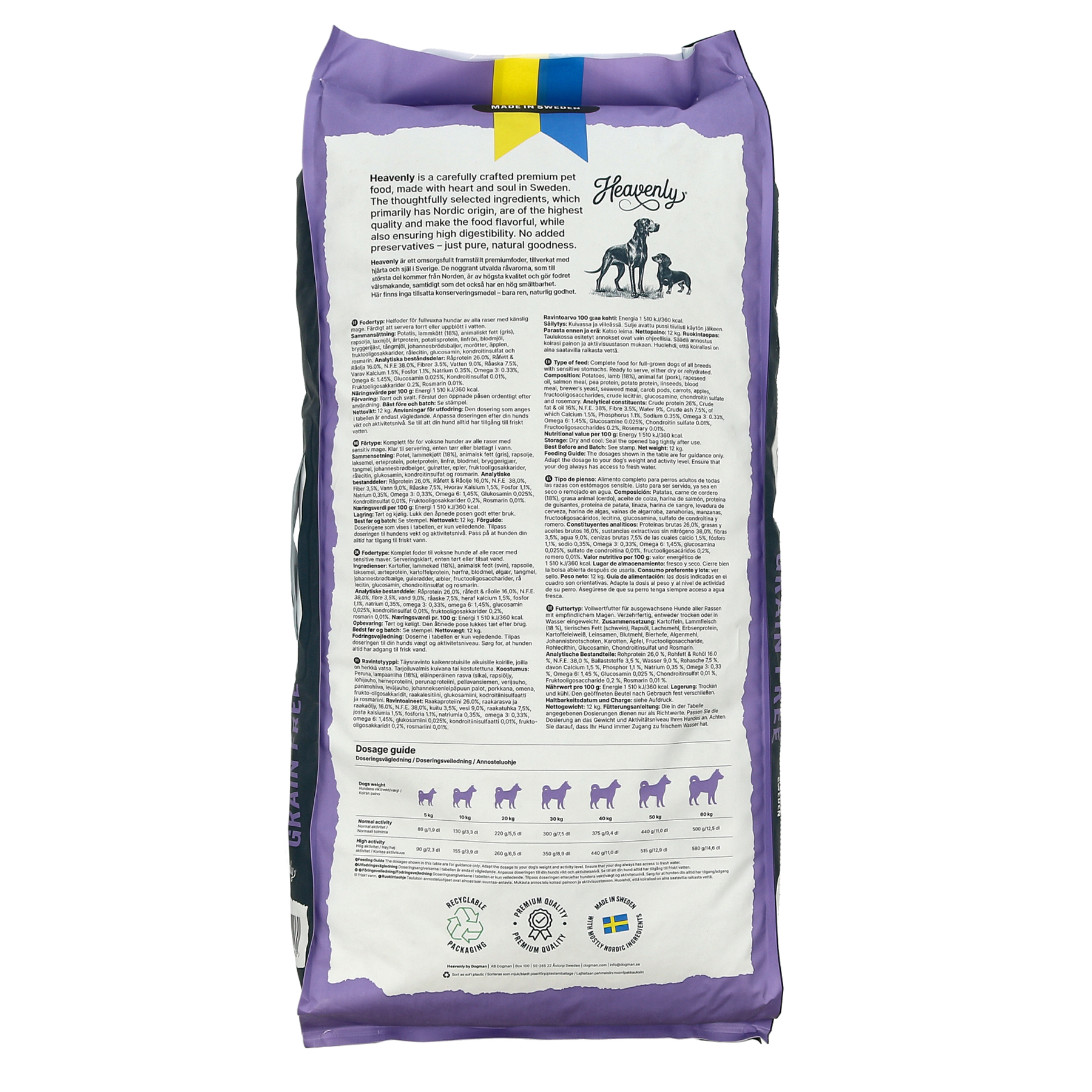 Heavenly - Grain Free Hundfoder - 12kg - 2