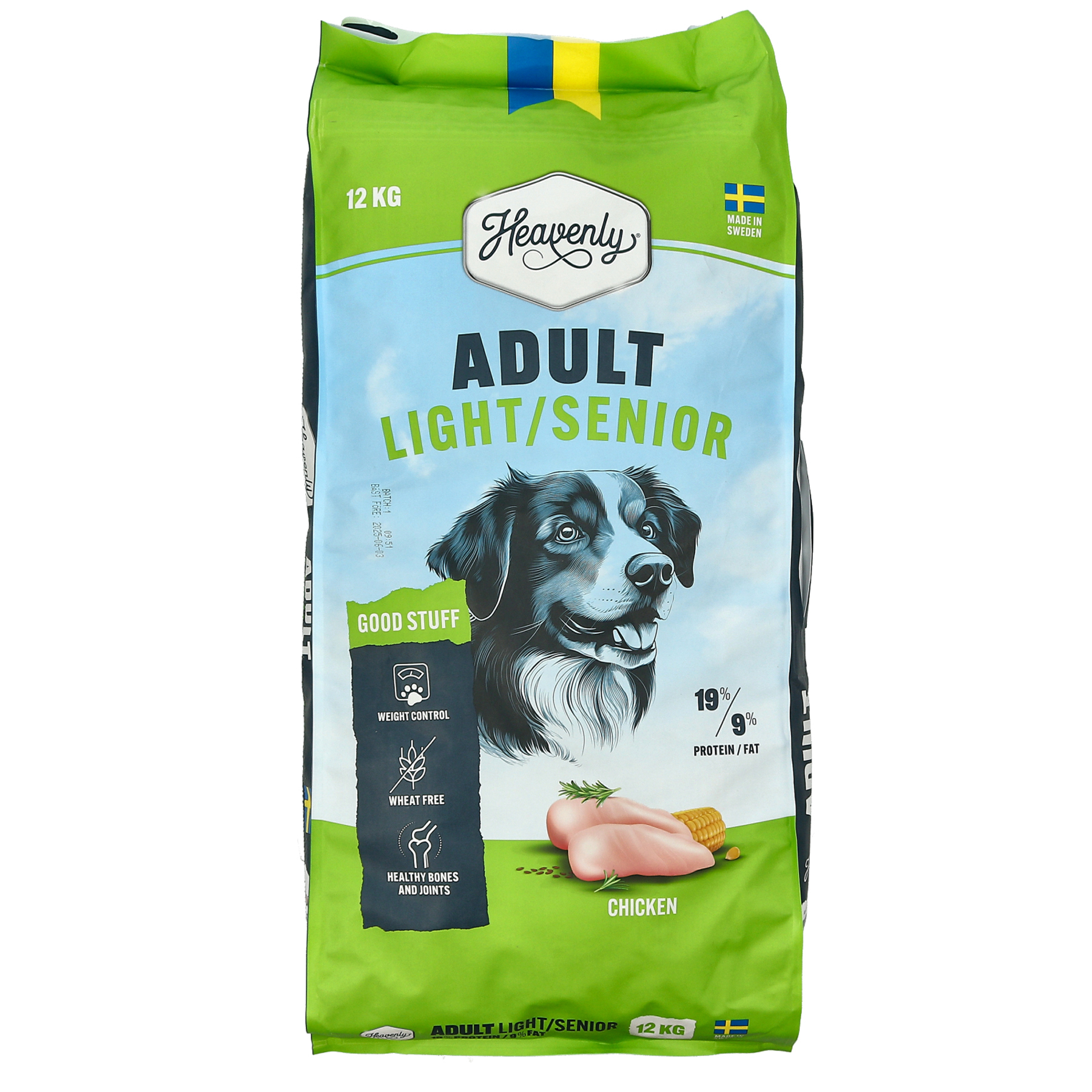 Heavenly - Light & Senior Torrfoder för hund - 12kg