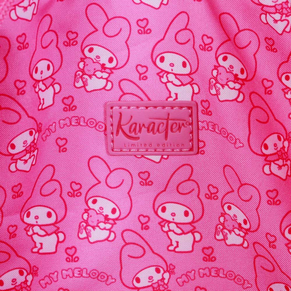 Sanrio My Melody Börs i Plysch – Rosa Jordgubbsformad Kawaii Börs - 4