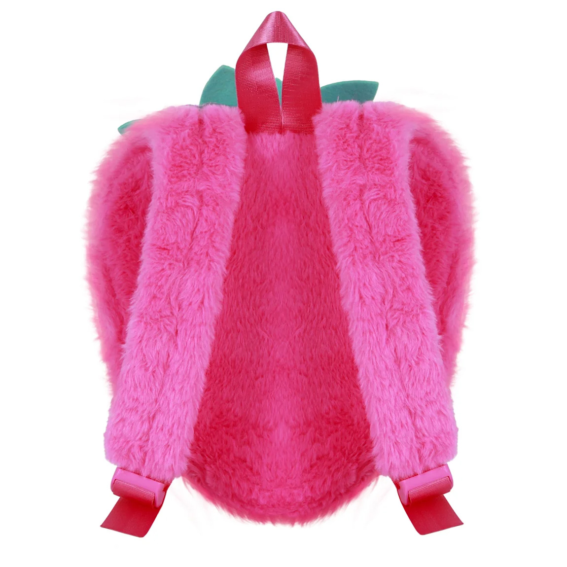 Sanrio Hello Kitty Ryggsäck i Plysch – Rosa Jordgubbsformad Kawaii Ryggsäck - 3